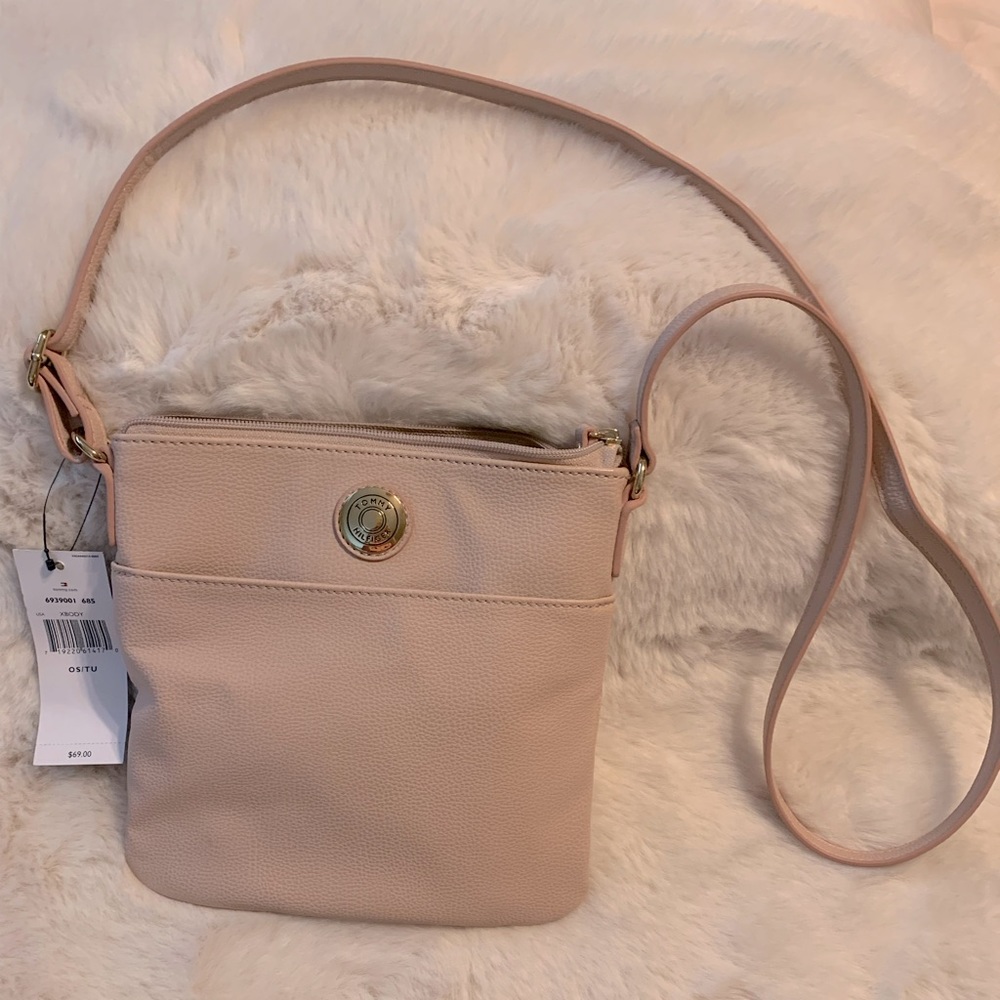 Tommy Hilfiger blush pink crossbody.